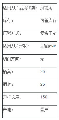 負前角外圓車刀